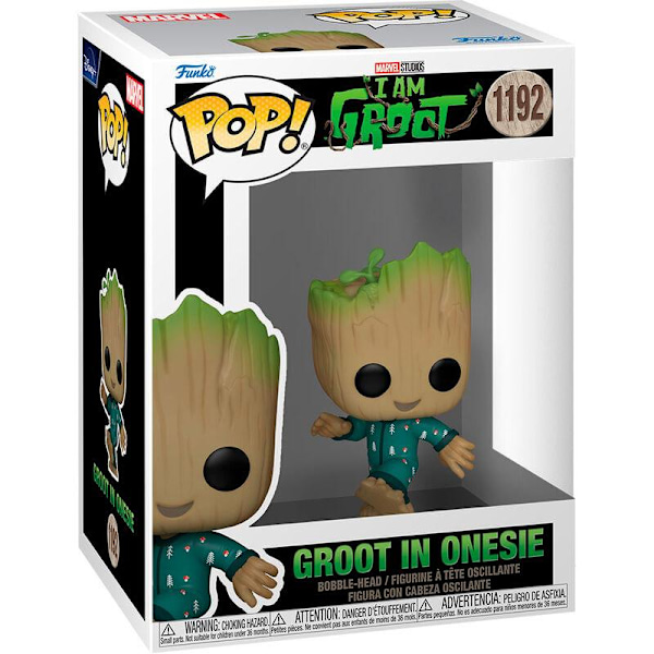 POP figure Marvel I am Groot - Groot in Onesie Multicolor