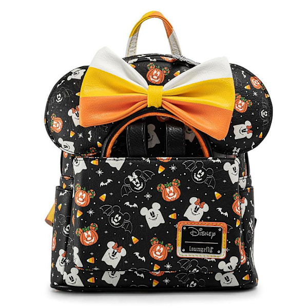 Loungefly Disney Mickey and minnie Spooky Halloween Backpack + headband set 27cm multifärg