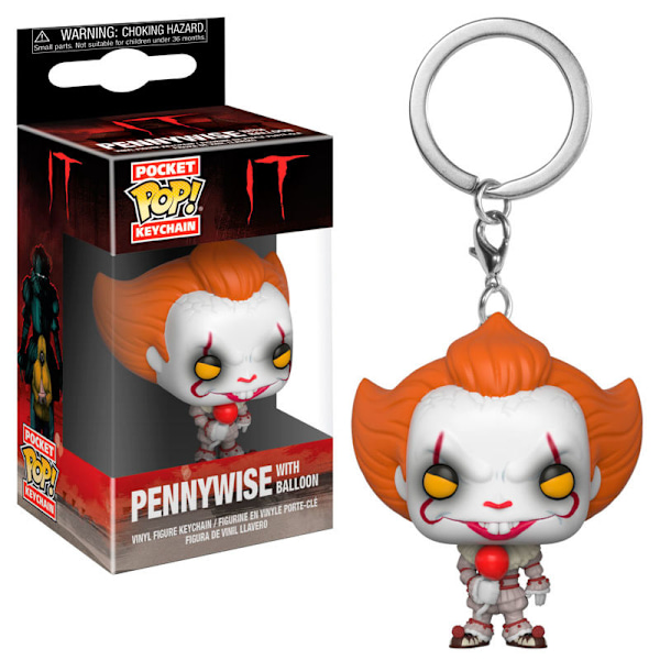 Pocket POP Keychain IT Pennywise with balloon Multicolor