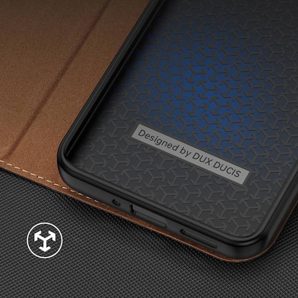 Dux Ducis Skin X2 Case for Xiaomi Redmi Note 12 5G / Poco X5 5G Cover Flip Wallet Stand Brown Brown