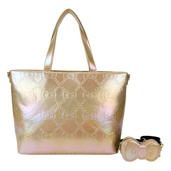 Hello Kitty by Loungefly Tote Bag 50th Anniversary Gold Multicolor