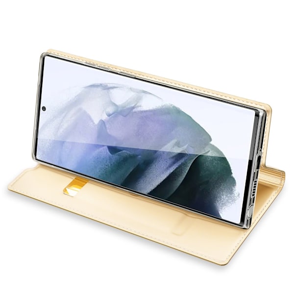 Dux Ducis Skin Pro Holster Cover for Samsung Galaxy S22 Ultra gold Gold