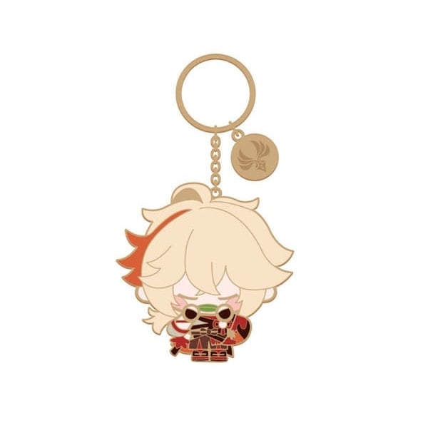 Genshin Impact Character Metal Keychain Kaedehara Kazuha Multicolor