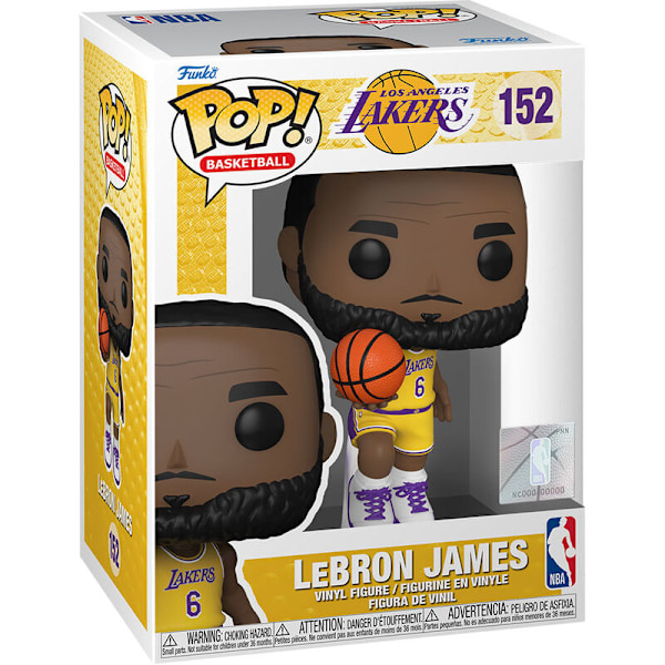 POP figure NBA Los Angeles Lakers LeBron James multifärg