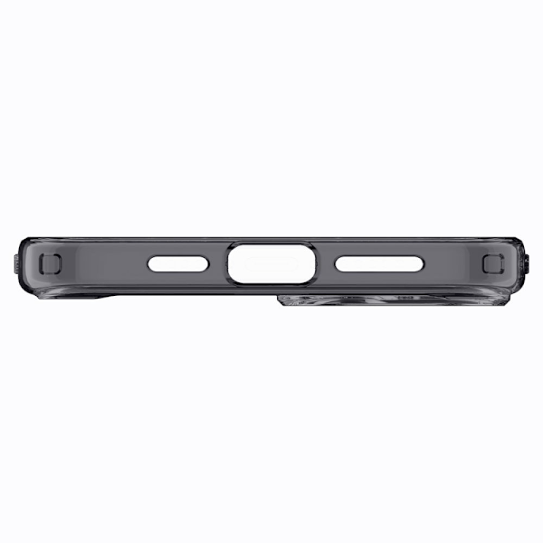 Spigen Ultra Hybrid Mag Case with MagSafe for iPhone 15 - Dark Gray (Zero One Pattern) Transparent || Gray