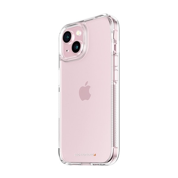 PanzerGlass Privacy Bundle 3in1 transparent case + privacy glass + camera cover for iPhone 15 Transparent