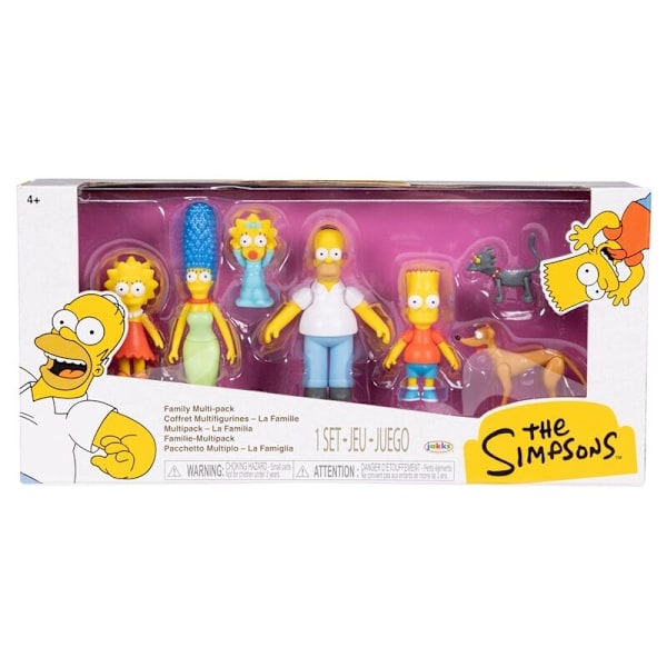 The Simpsons Family pack 7 figures 6cm Multicolor