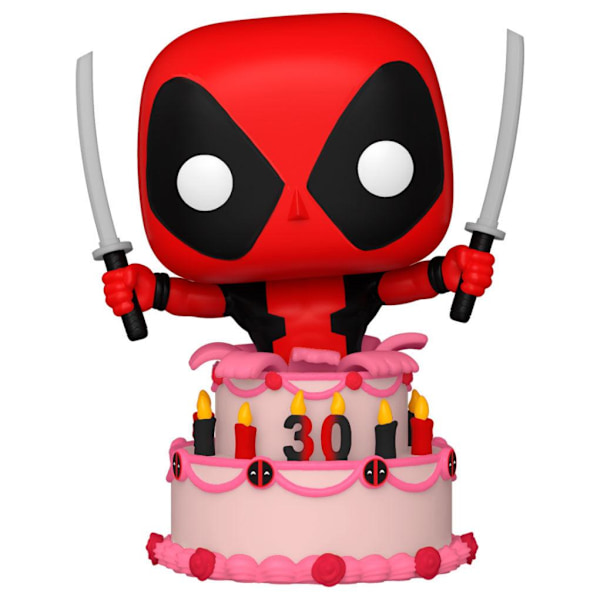 POP figure Marvel Deadpool 30th Deadpool in Cake Multicolor