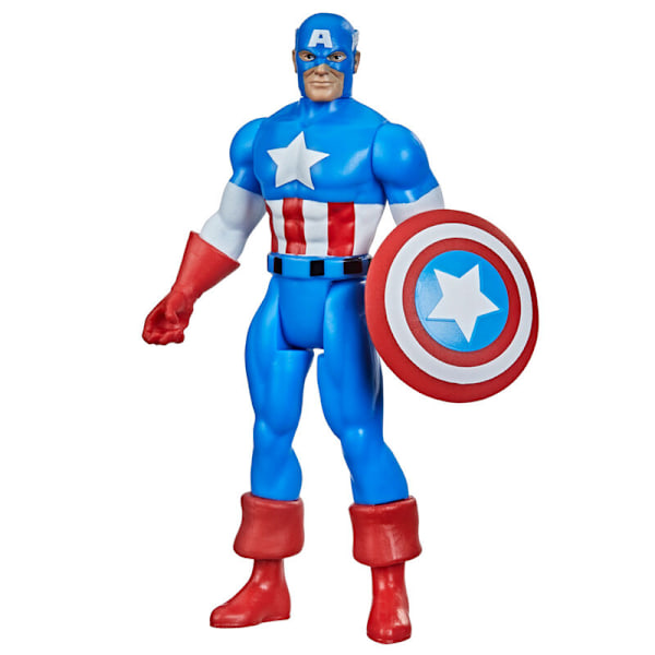 Marvel Captain America retrofigur 9,5 cm multifärg