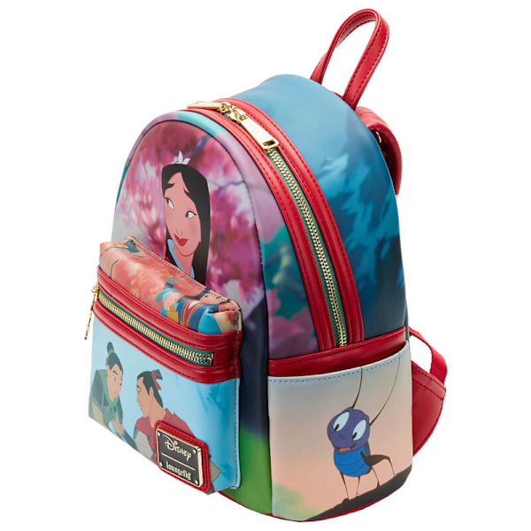 Loungefly Disney Mulan Princess backpack 25cm multifärg