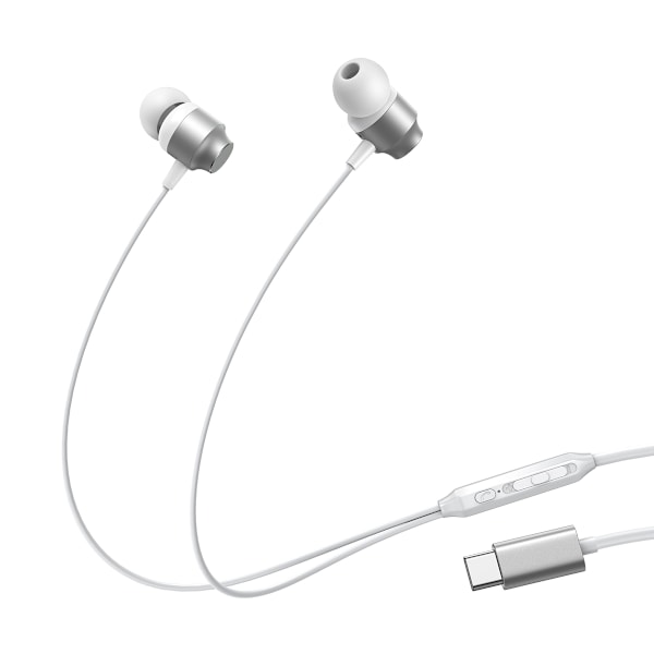 Joyroom JR-EC06 USB-C in-ear headphones - silver Silver