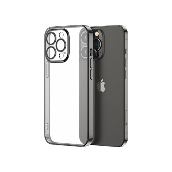 Joyroom 14Q Case case for iPhone 14 Plus case cover with metallic frame black (JR-14Q3-black) Black