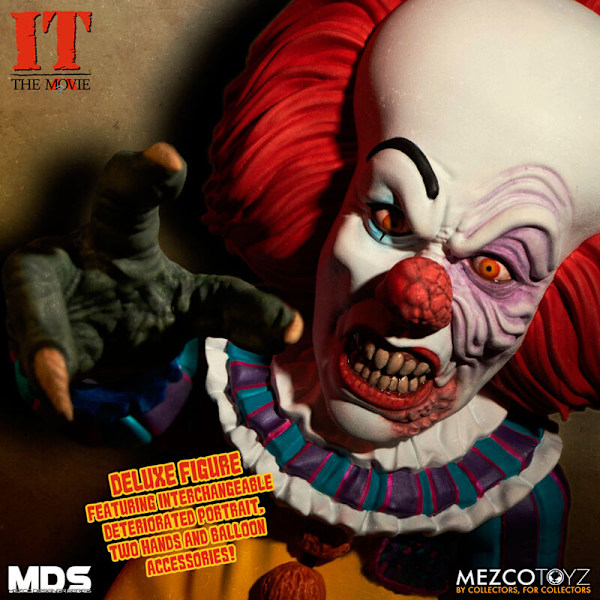 Stephen King It 1990 Pennywise MDS Deluxe figuuri 15cm Multicolor