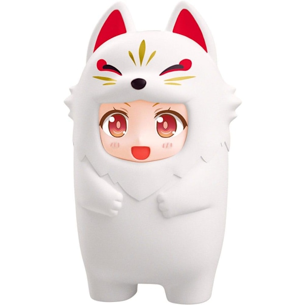 Nendoroid More Kigurumi Face Parts Case for Nendoroid Figures White Kitsune 10 cm multifärg