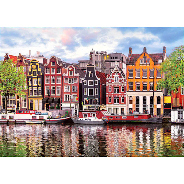 Dancing Houses Amsterdam puzzle 1000pcs Multicolor