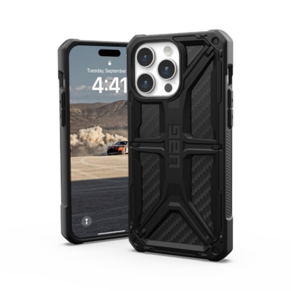 UAG Monarch case for iPhone 15 Pro Max - black carbon Black