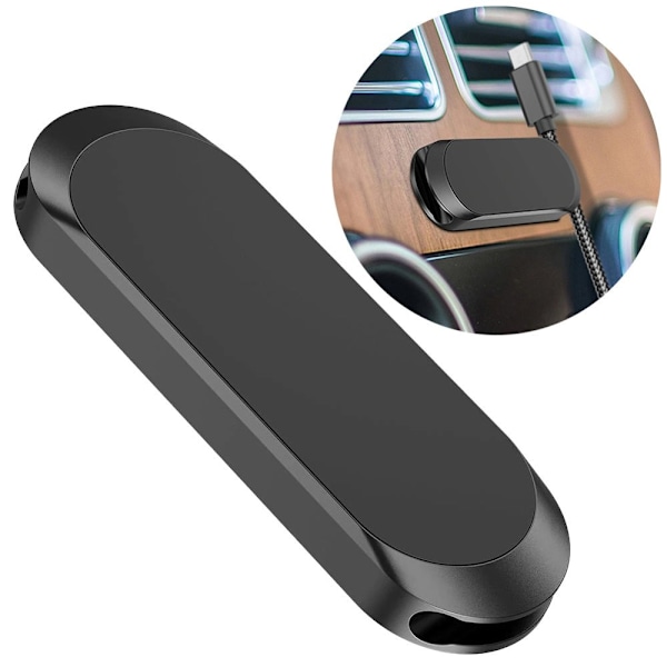 Flat Vehicle Mount Magnetic Bracket for Dashboard black Black