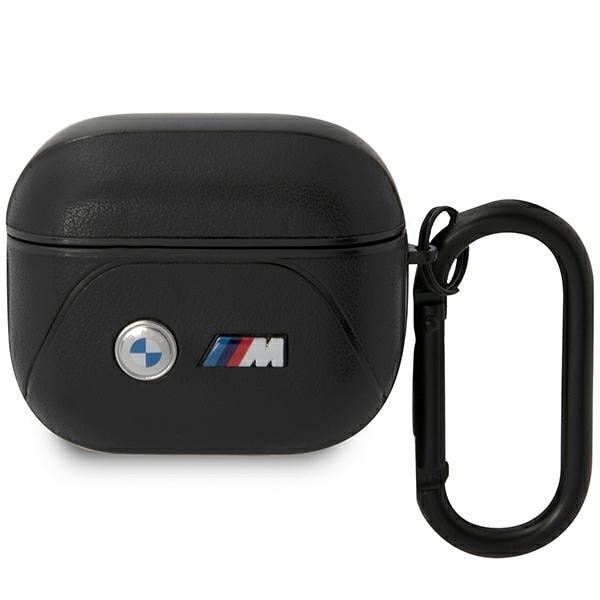 BMW BMA322PVTK AirPods 3 gen cover black/black Leather Curved Line Black