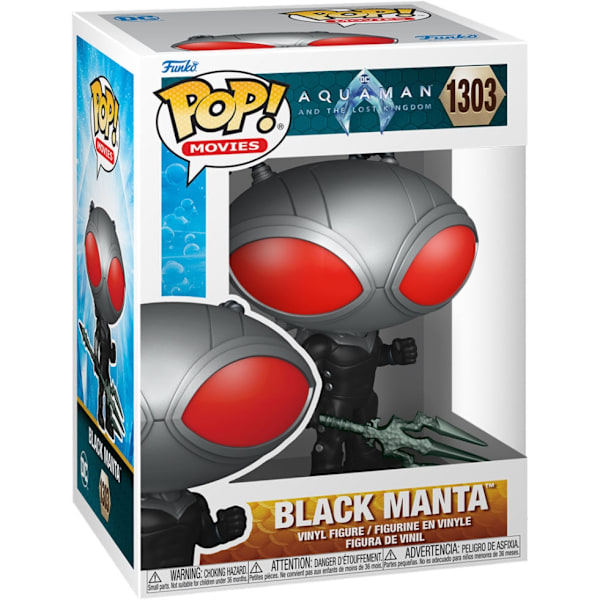 POP figure DC Comics Aquaman and the Lost Kingdom Black Manta multifärg