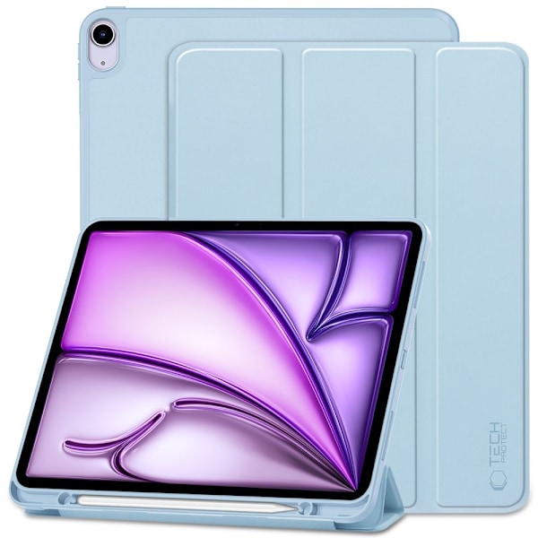 Tech-Protect SC Pen case for iPad Air 13&quot; 2024 - light blue Blue