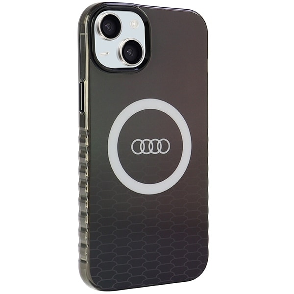 Audi IML Big Logo MagSafe case for iPhone 15 Plus / 14 Plus - black Black