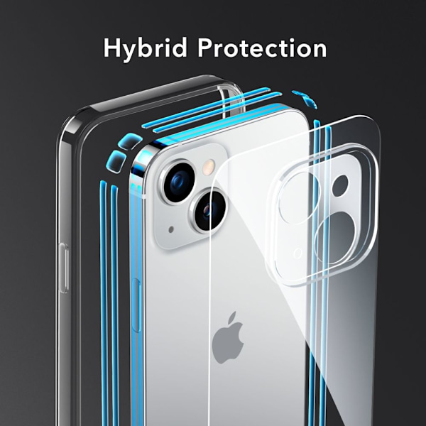 ESR Ice Shield Case for iPhone 14 Plus - Clear Transparent