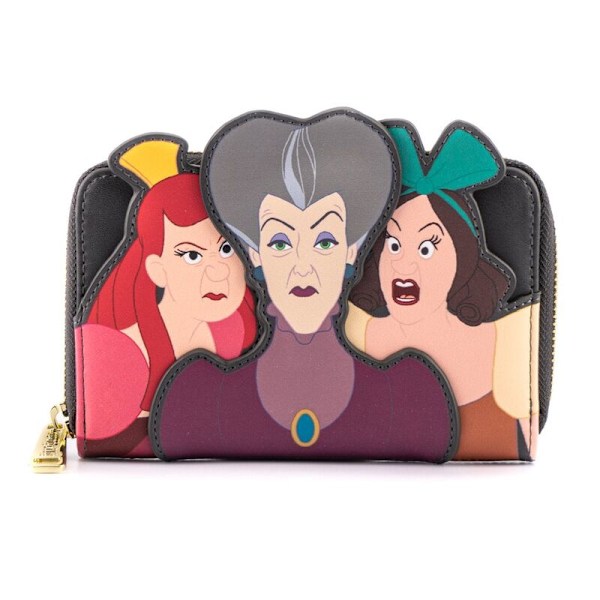 Loungefly Disney Cinderella Evil Stepmother and Stepsisters Villains -lompakko Multicolor