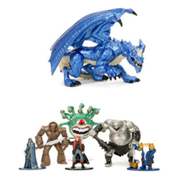 Dungeons & Dragons Nano Metalfigs Diecast Mini Figures 7-Pack 4 - 10 cm Multicolor