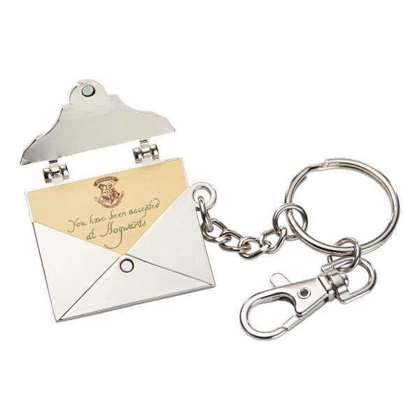 Harry Potter Metal Keychain Hogwarts Acceptance Letter Multicolor