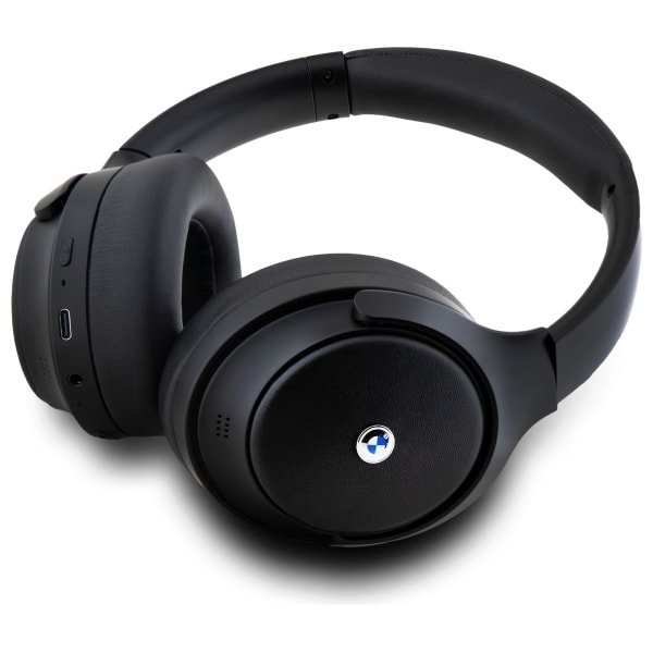 BMW Bluetooth ANC On-Ear Headphones BMBHKL601SSLVK Black/Black Metal Logos