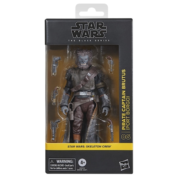 Star Wars Skeleton Crew Pirate Captain Brutus Port Borgo figure 15cm multifärg