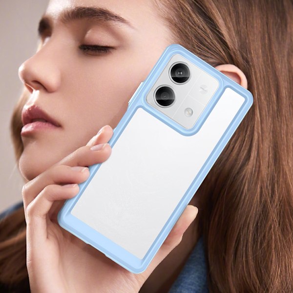 Outer Space Case with gel frame for Xiaomi Redmi Note 13 5G - blue Blue