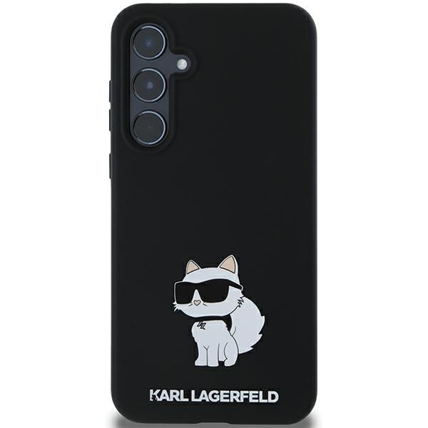 Karl Lagerfeld Silicone Choupette case for Samsung Galaxy A35 - black Black