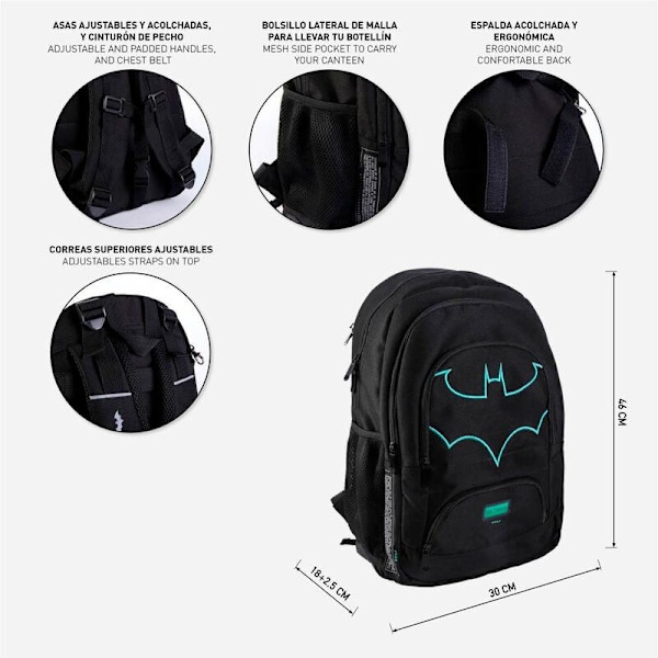 DC Comics Batman backpack 46cm multifärg