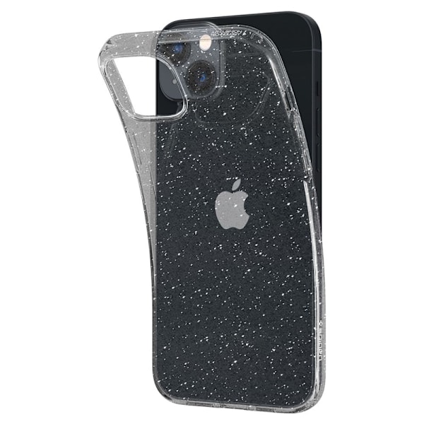 Spigen Liquid Crystal iPhone 14 Plus Case - Clear Glitter Transparent || Silver