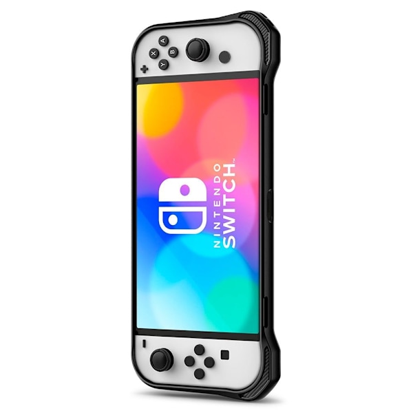 Spigen Rugged Armor Case for Nintendo Switch OLED - Matte Black Black