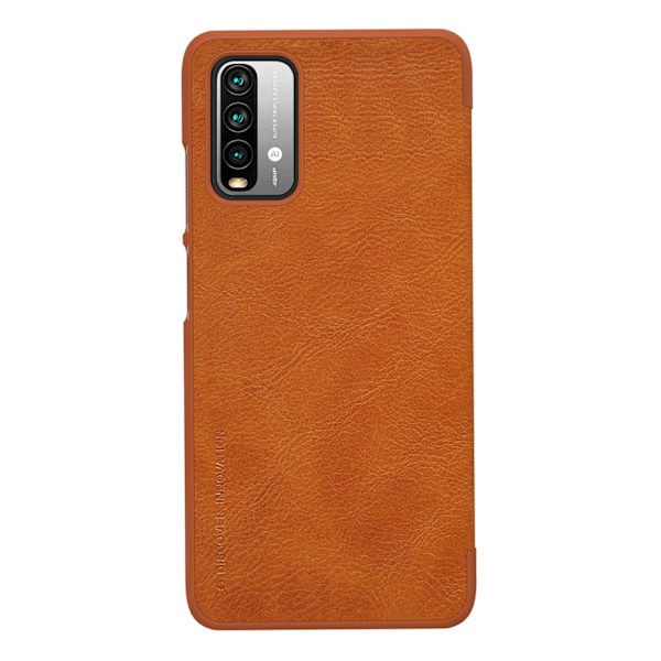 Nillkin Qin leather case for Xiaomi Redmi 9T 4G - brown Brown