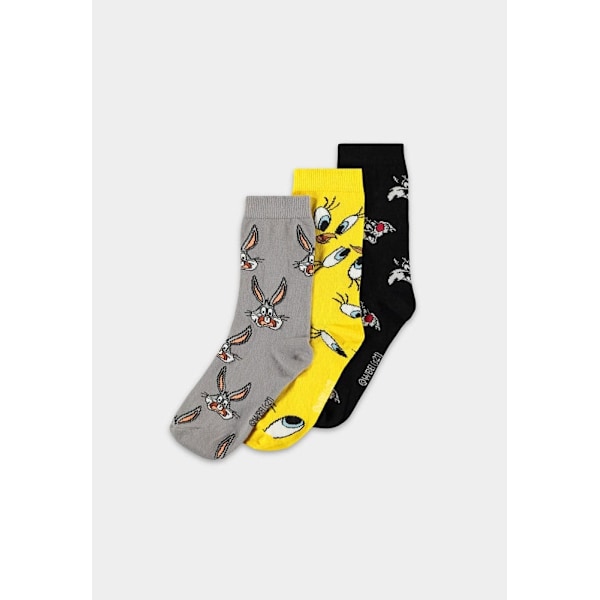 Looney Tunes Socks 3-Pack Three Icons 35-38 Multicolor