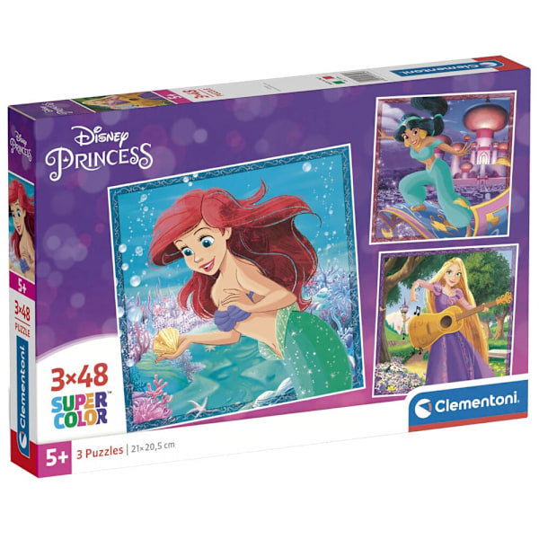 Disney Princess puzzle 3x48pcs Multicolor