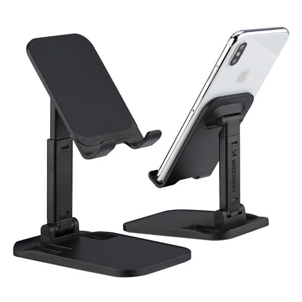 Wozinsky Desk Phone Stand Tablet Stand Foldable Black (WFDPS-B1) Black