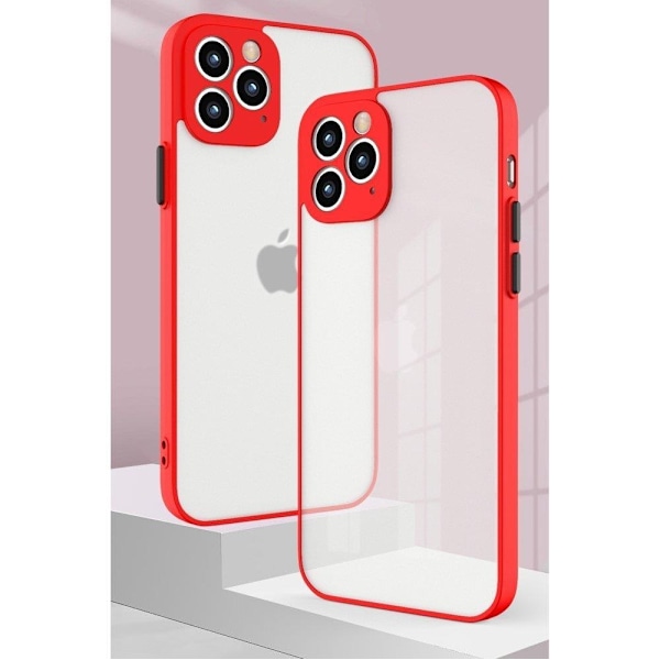 Milky Case silicone flexible translucent case for Xiaomi Redmi Note 10 / Redmi Note 10S red Red