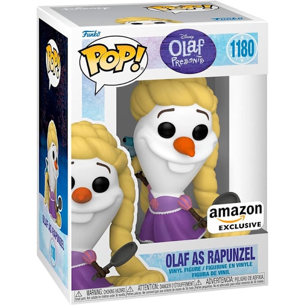 POP figure Disney Olaf Present Olaf as Rapunzel Exclusive Multicolor