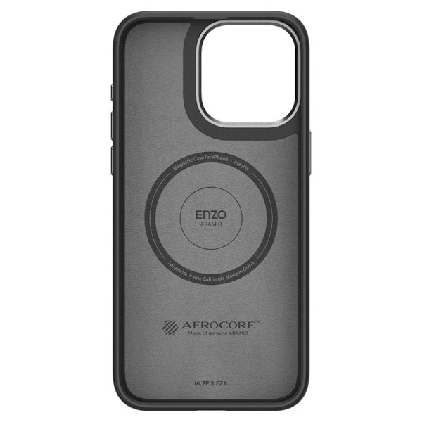 Spigen Enzo Aramid Mag Case with MagSafe for iPhone 15 Pro - Matte Black