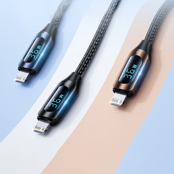 Wozinsky WUCLC1 Lightning - USB-C cable 36W 480Mb/s 1m - black Black