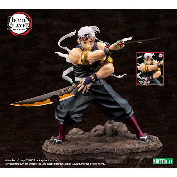 Demon Slayer: Kimetsu no Yaiba ARTFXJ Statue 1/8 Tengen Uzui Bonus Edition 23 cm multifärg