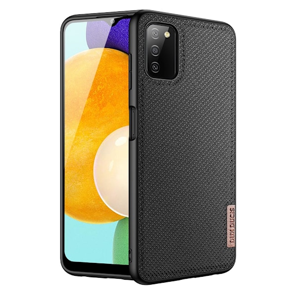 Dux Ducis Fino case covered with nylon material for Samsung Galaxy A03s black Black