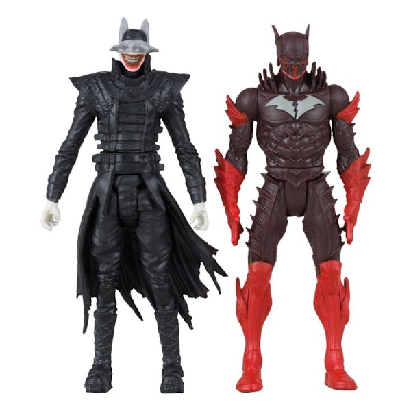 DC Direct Gaming Action Figures Batman Who Laughs & Red Death (Dark Nights Metal #1) 8 cm multifärg