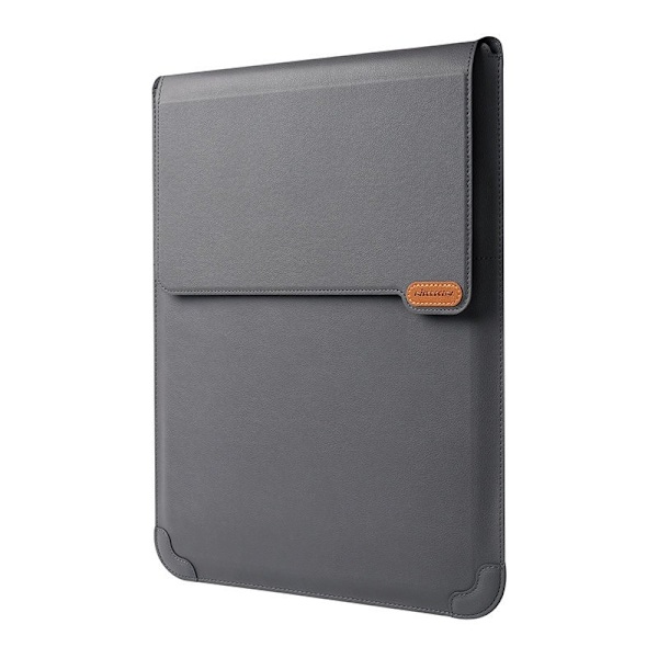 Nillkin Versatile laptop sleeve up to 14" with stand and mouse pad - gray Gray