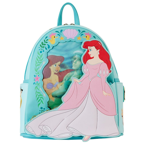 Loungefly Disney The Little Mermaid Ariel Princess Lenticular backpack 26cm multifärg