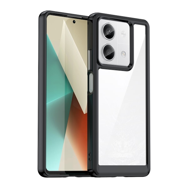 Outer Space Case with gel frame for Xiaomi Redmi Note 13 Pro+ - black Black